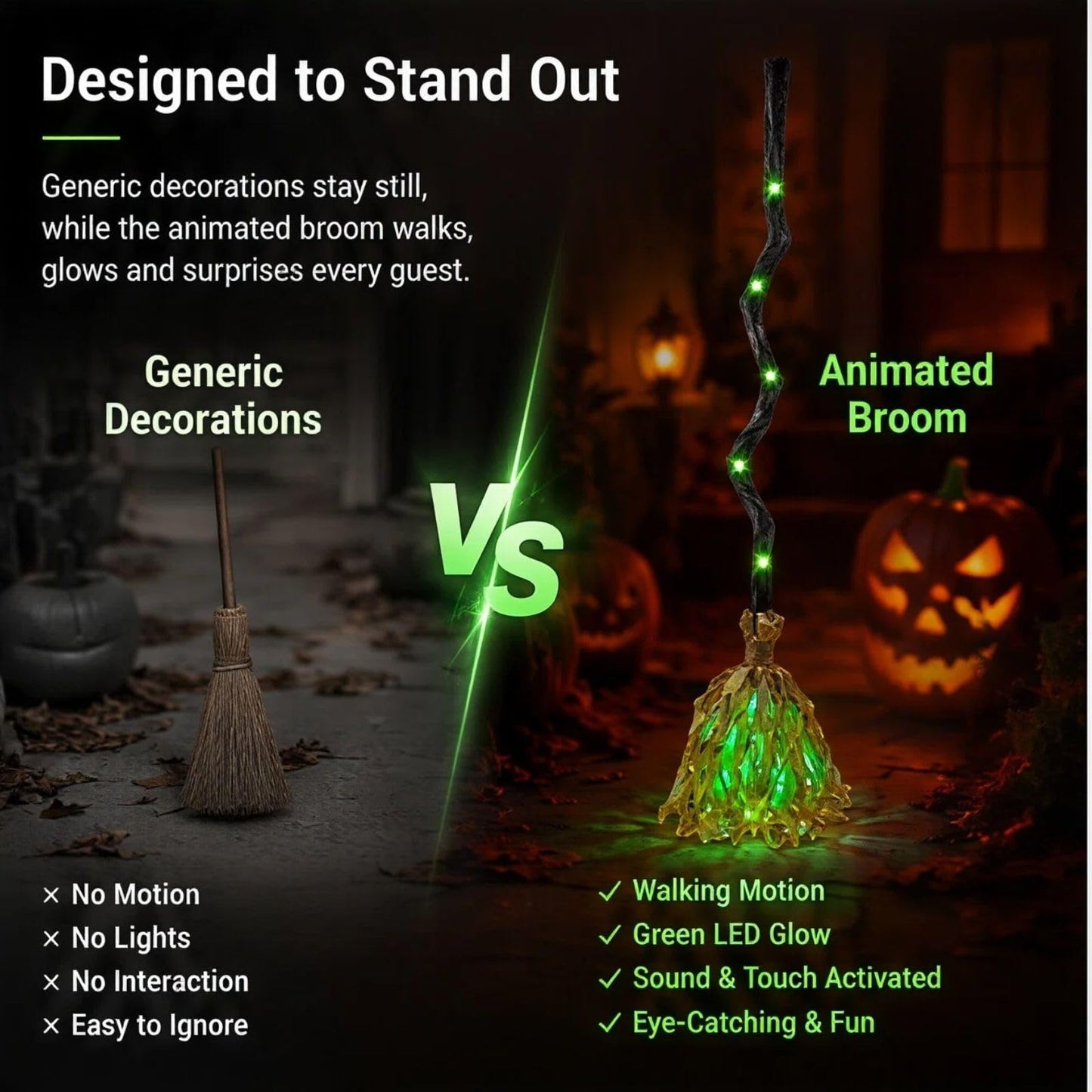 The Halloween Toy That Makes Kids Scream With Excitement! 🧹🎃 A Magical Witch Broom That Moves, Glows & Brings Their Imagination To Life