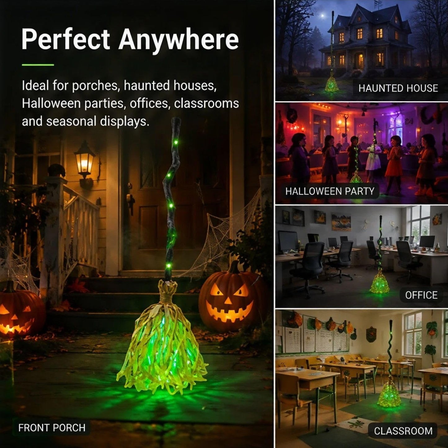 The Halloween Toy That Makes Kids Scream With Excitement! 🧹🎃 A Magical Witch Broom That Moves, Glows & Brings Their Imagination To Life