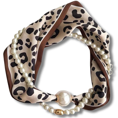 Pearl Scarf Necklace – Elegance in Every Detail