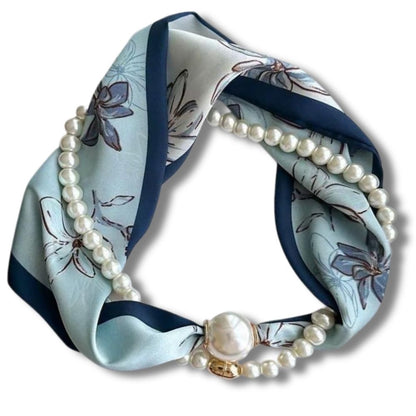 Pearl Scarf Necklace – Elegance in Every Detail