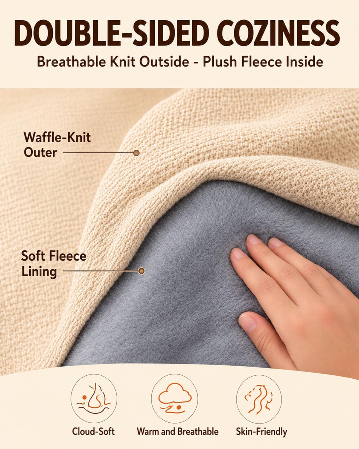 🔥 2027 Heated Shawl Wrap for Women – USB Cordless Wearable Blanket with 3 Heat Settings, Fast Heating, Zipper & Pockets, Soft Flannel Heating Cape for Office, Travel & Gifts 🎁