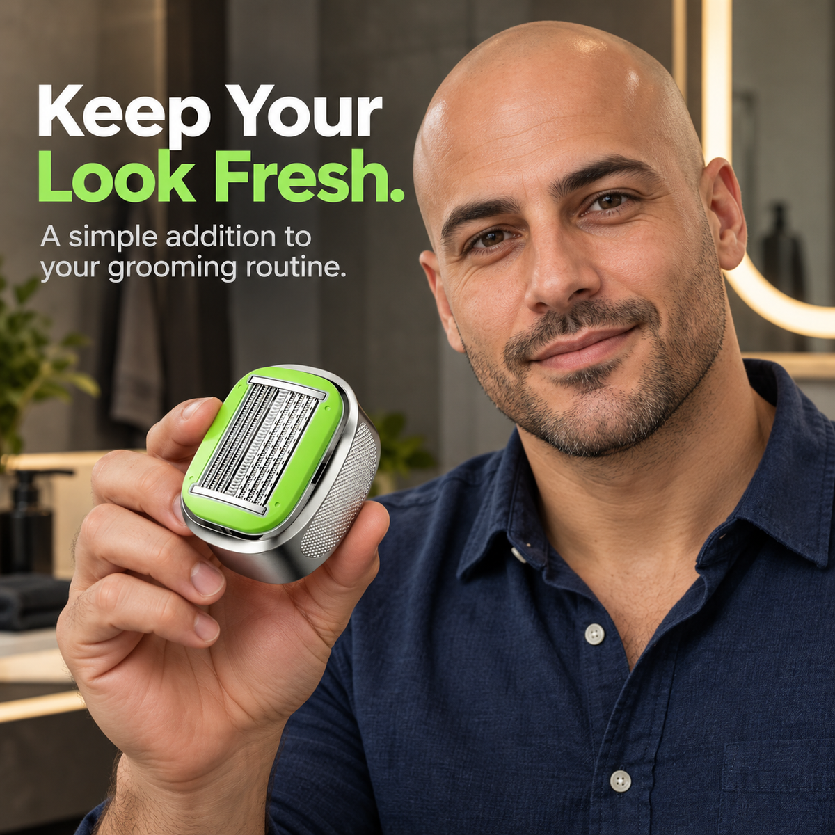 🪒 Men’s Manual Bald Head Razor – Smooth, Easy Shaving for Adults ✨