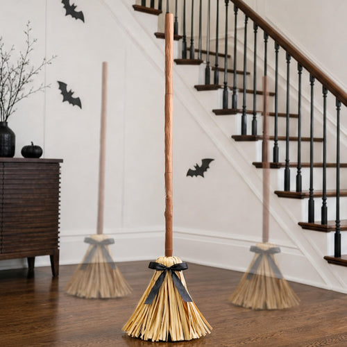 🧹 This Halloween, Make Your Broom ACTUALLY Fly! 🎃 | 49" Animated Floating Witch Broom 👻