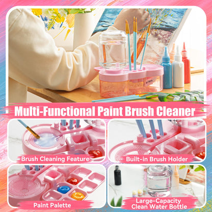 Tired of Scrubbing Paint Brushes by Hand? Clean Them Faster in Seconds 🎨
