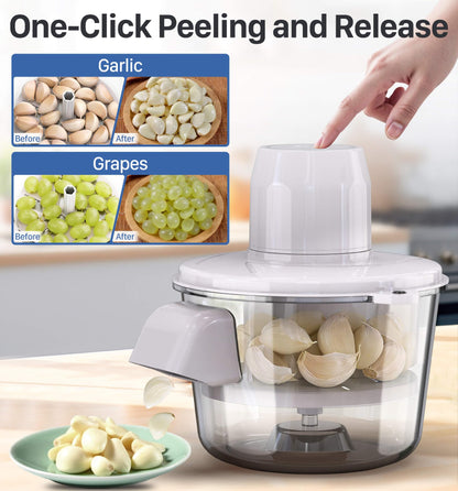 Stop Wasting Time Peeling Tiny Fruits & Garlic — Let This Smart Kitchen Helper Do The Hard Work For You! 🍇✨