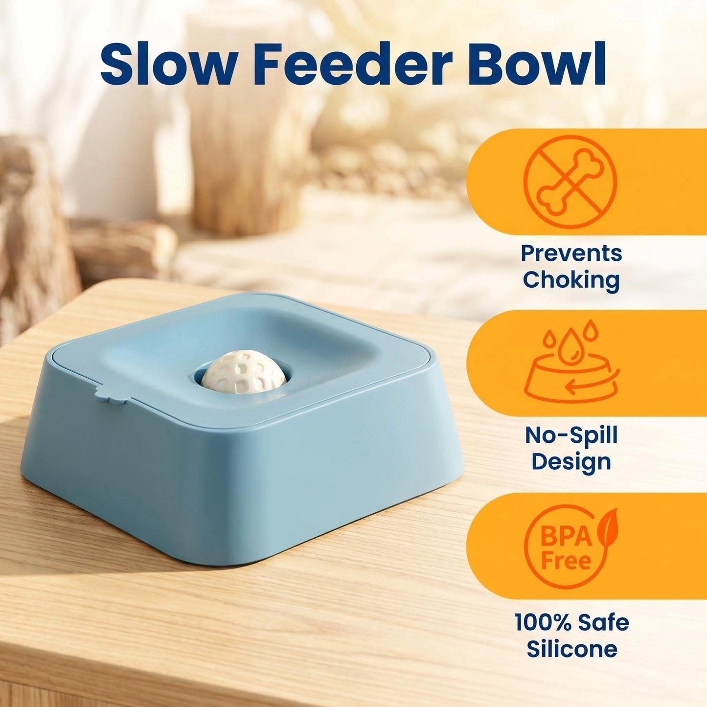 ✅ Stop Fast Eating! This Interactive Dog Bowl Makes Mealtime Slower, Smarter & More Fun 🐾