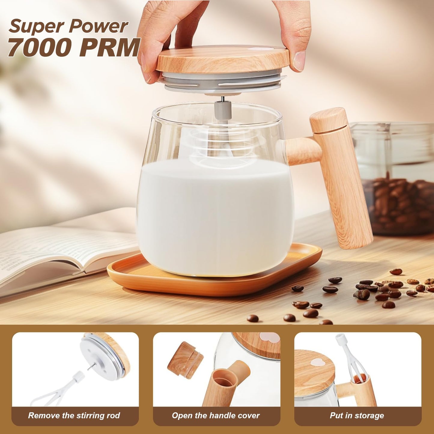 Skip The Spoon. Let Your Drink Stir Itself. ☕⚡