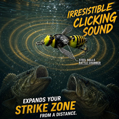 ✨🐝 Bionic Wasp Topwater Lure That Triggers Explosive Strikes