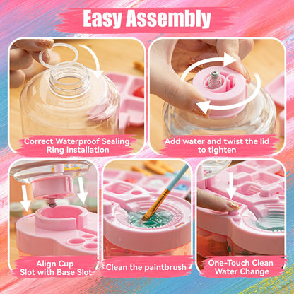 Tired of Scrubbing Paint Brushes by Hand? Clean Them Faster in Seconds 🎨