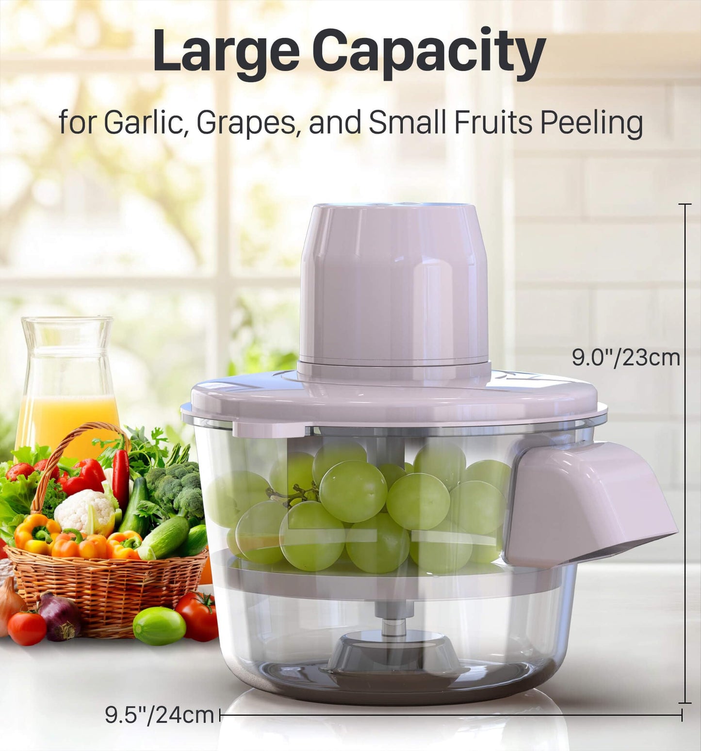 Stop Wasting Time Peeling Tiny Fruits & Garlic — Let This Smart Kitchen Helper Do The Hard Work For You! 🍇✨
