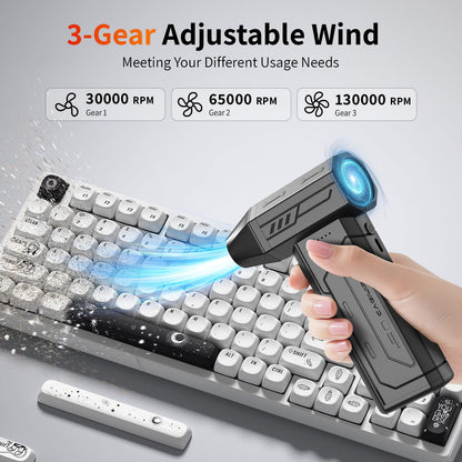 💨 Say Goodbye To Canned Air — This 130,000RPM Cordless Air Duster Blasts Away Dust Instantly