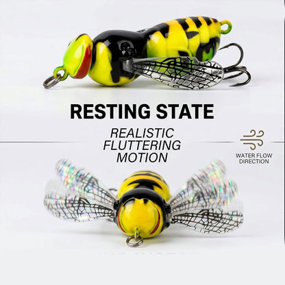 ✨🐝 Bionic Wasp Topwater Lure That Triggers Explosive Strikes