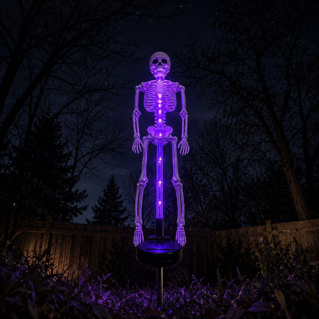 Turn Your Yard Into A Spooky Halloween Scene After Dark 🎃
