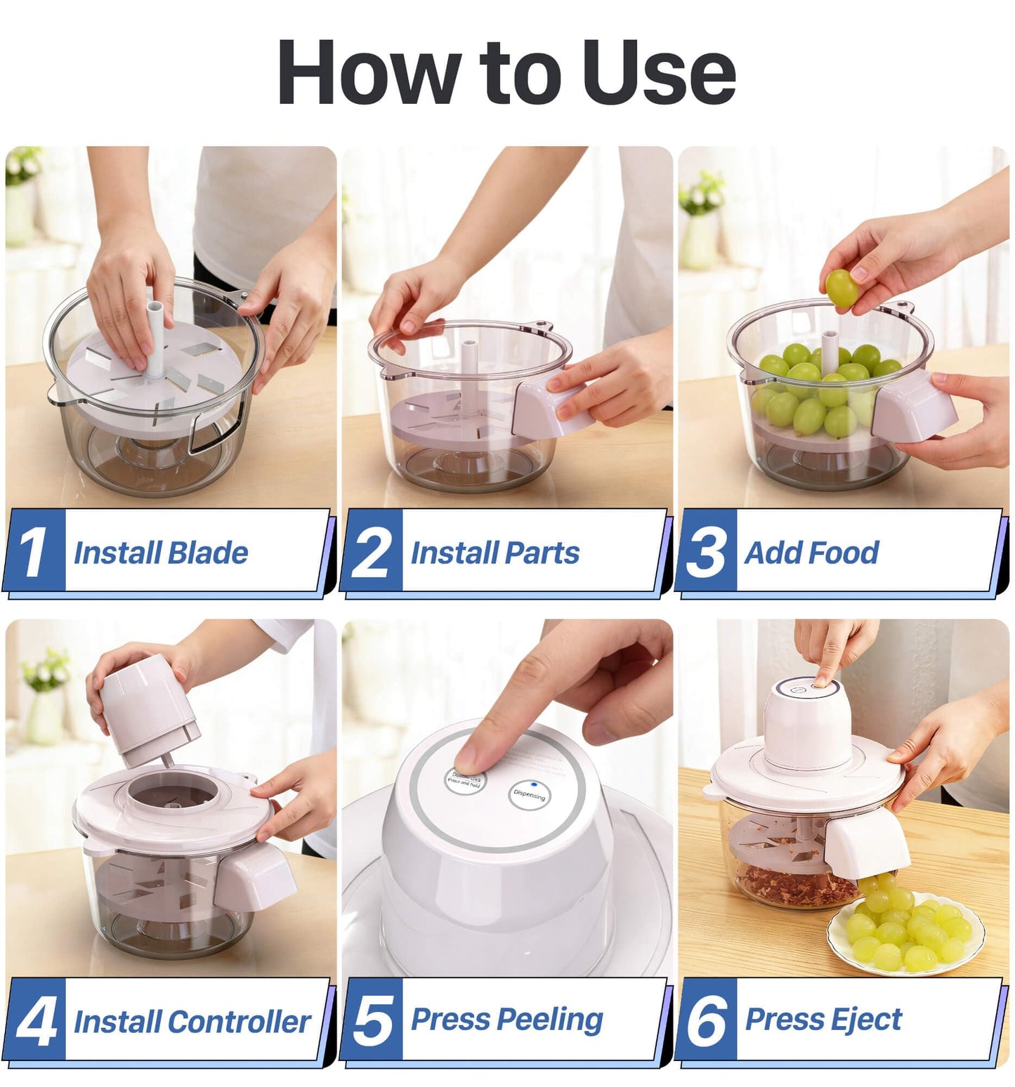 Stop Wasting Time Peeling Tiny Fruits & Garlic — Let This Smart Kitchen Helper Do The Hard Work For You! 🍇✨