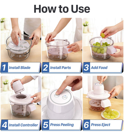 Stop Wasting Time Peeling Tiny Fruits & Garlic — Let This Smart Kitchen Helper Do The Hard Work For You! 🍇✨