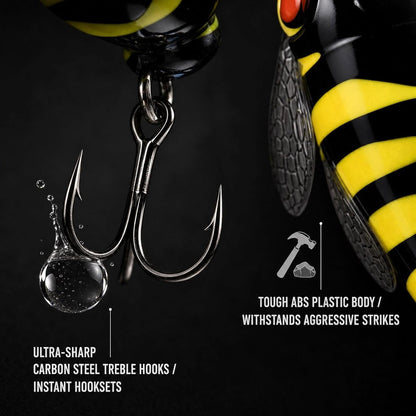 ✨🐝 Bionic Wasp Topwater Lure That Triggers Explosive Strikes