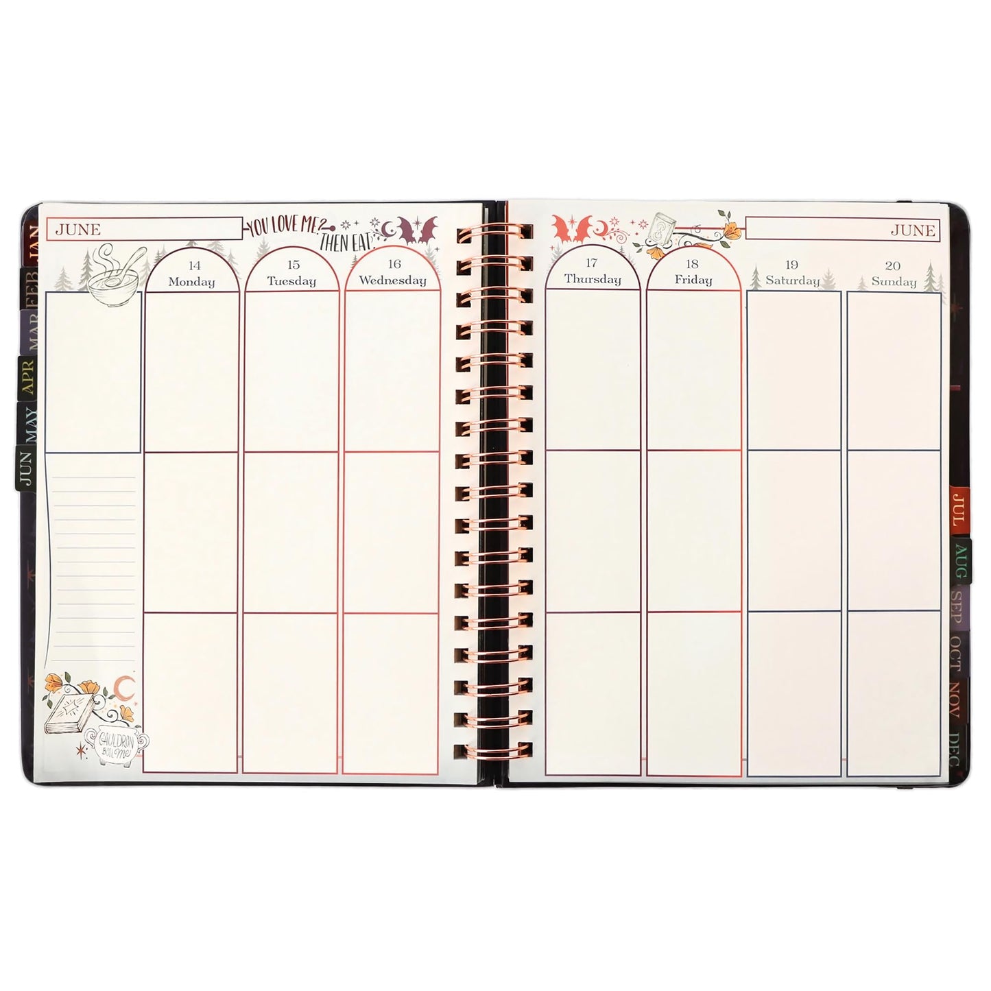 ConQuest A Court of Thorns and Roses Velaris 2027 Weekly Monthly Planner