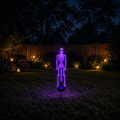 Turn Your Yard Into A Spooky Halloween Scene After Dark 🎃