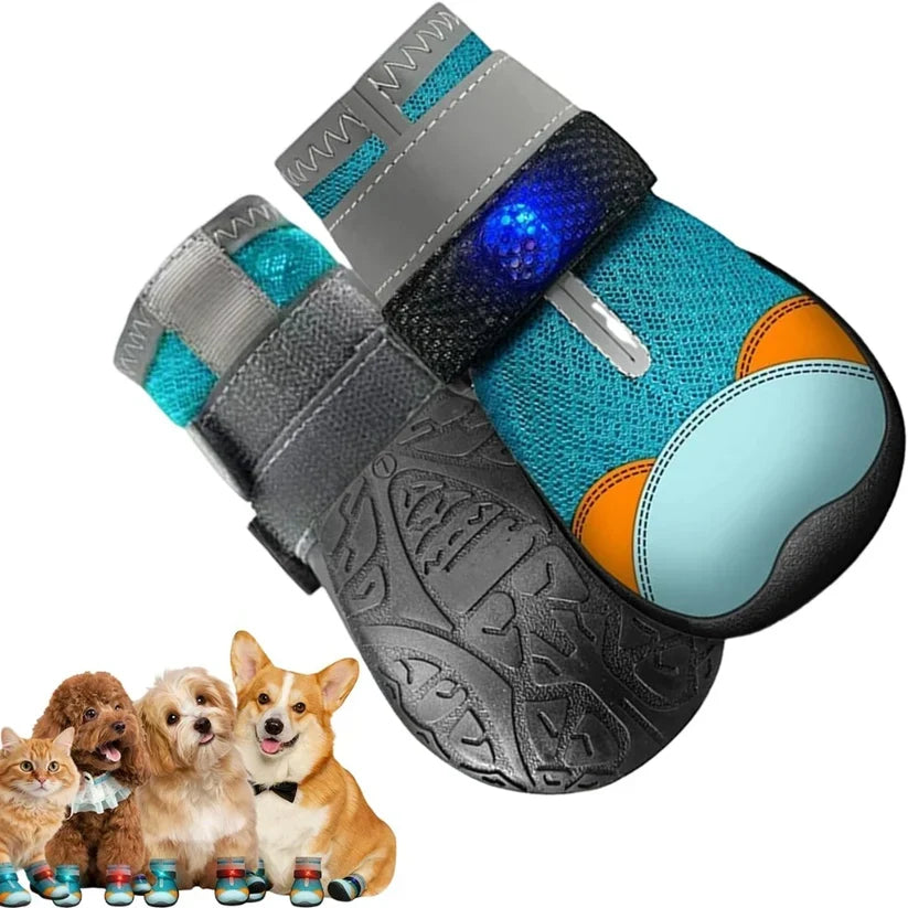 Dog Shoes With Built-in LED Light 🐾（2pcs）