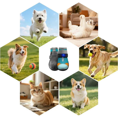 Dog Shoes With Built-in LED Light 🐾（2pcs）