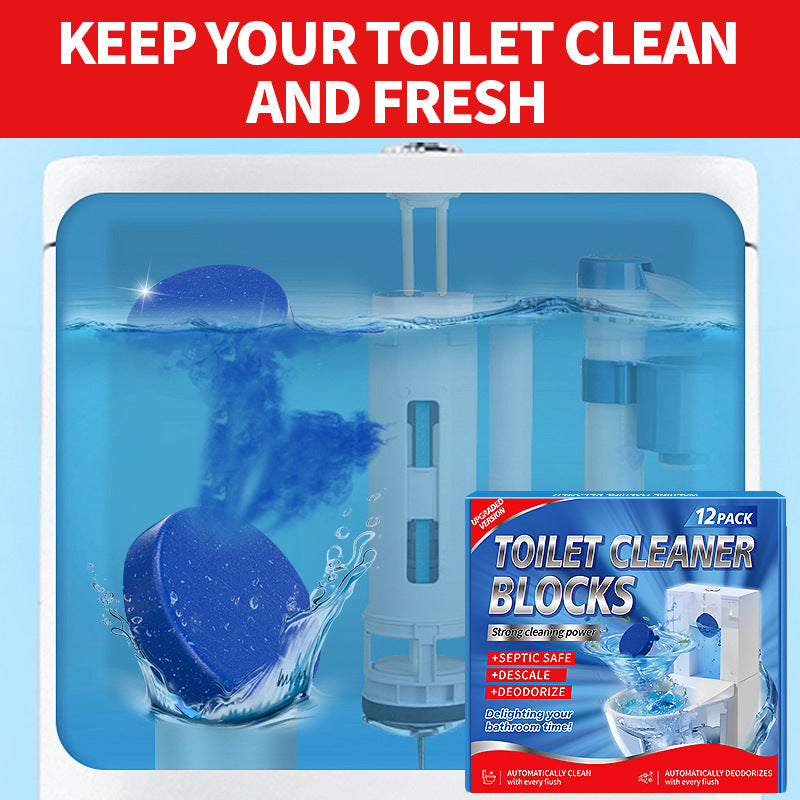 Imported Toilet Bowl Cleaner Tablets (Pack Of 12)