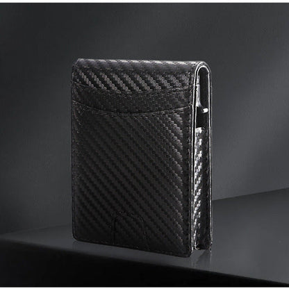 Slim Leather RFID Pop-Up Wallet with Cash Pocket (2026 Edition)