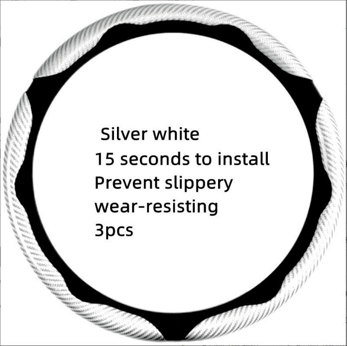 Non-Slip Car Steering Wheel Cover for 15 Inch Wheels
