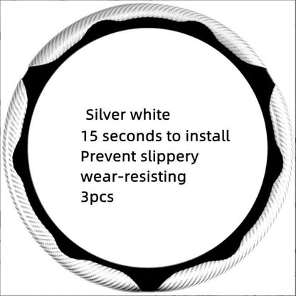 Non-Slip Car Steering Wheel Cover for 15 Inch Wheels