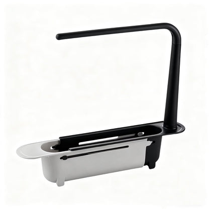 Expandable Sink Organizer Shelf - Waterproof Plastic Rack with No Mold Growth🛁