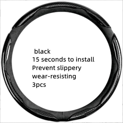 Non-Slip Car Steering Wheel Cover for 15 Inch Wheels