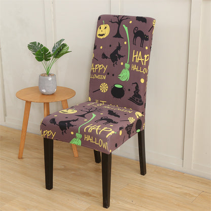Instant Christmas Cheer: Premium Elastic Holiday Chair Covers
