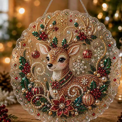 🔥Last Day 49% OFF-🎄Christmas Diamond Art Hanging Ornament Kit