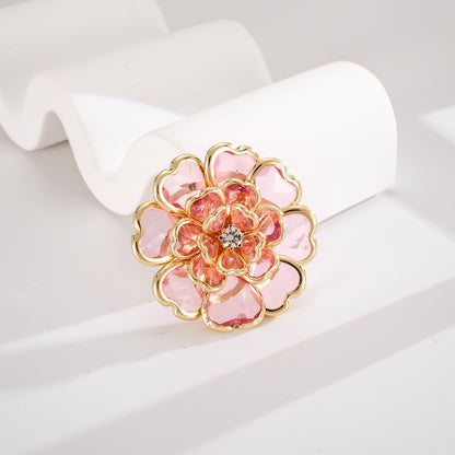 Elegant Camellia Flower Charm & Charm Embellishment