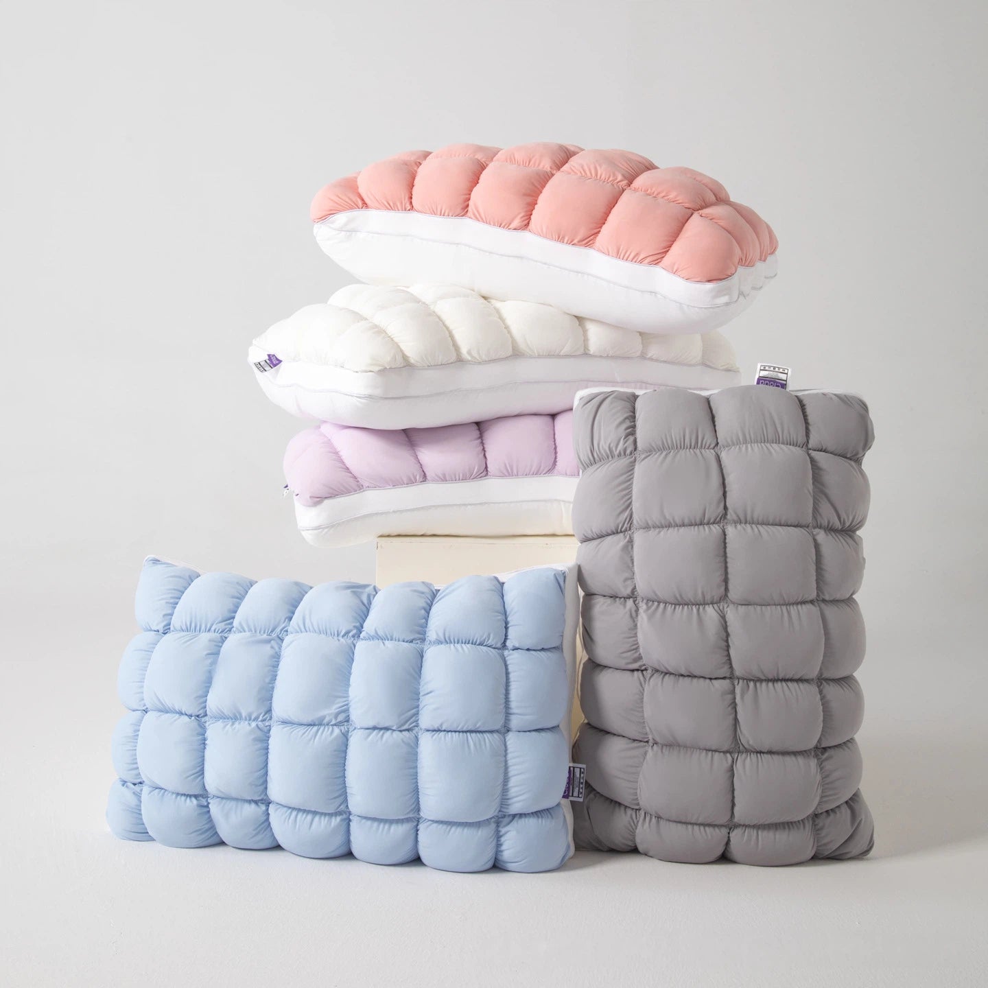 High-resilience fluffy French bread pillow