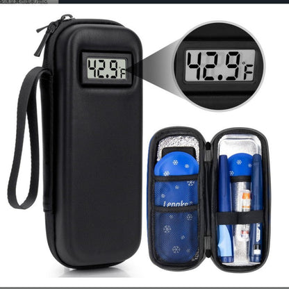 💉 Portable Insulin Cooler Travel Case with Digital Temperature Display