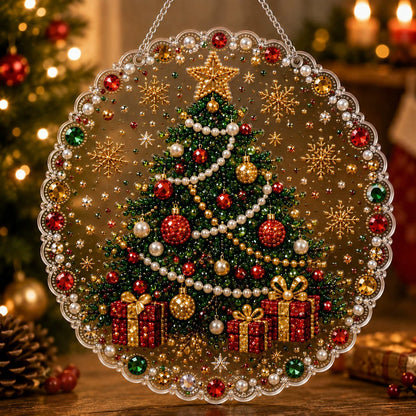 🔥Last Day 49% OFF-🎄Christmas Diamond Art Hanging Ornament Kit