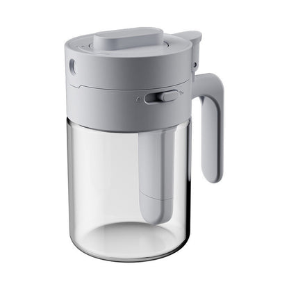 🥄 Scoop or Pour 2-in-1 Seasoning Jar – 300ml Glass Container with Built-In Spoon & 3-Mode Dispenser