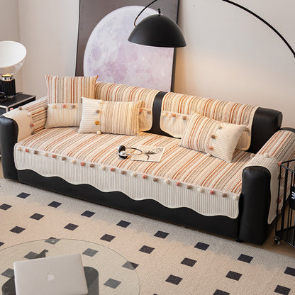 Premium Textured Chenille Sofa Cover