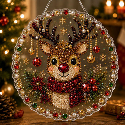🔥Last Day 49% OFF-🎄Christmas Diamond Art Hanging Ornament Kit