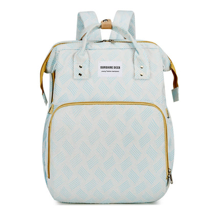 👶  2-in-1 Baby Diaper Bag Backpack – Fold-Out Care Space & Large Storage