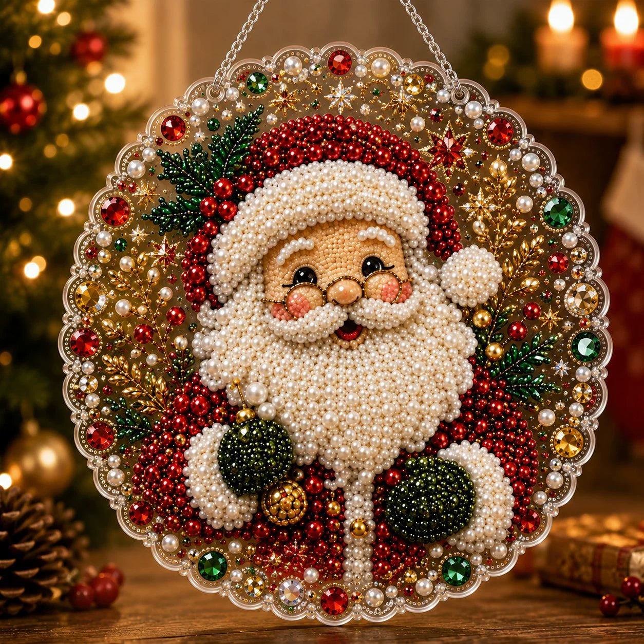 🔥Last Day 49% OFF-🎄Christmas Diamond Art Hanging Ornament Kit