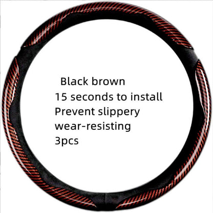 Non-Slip Car Steering Wheel Cover for 15 Inch Wheels