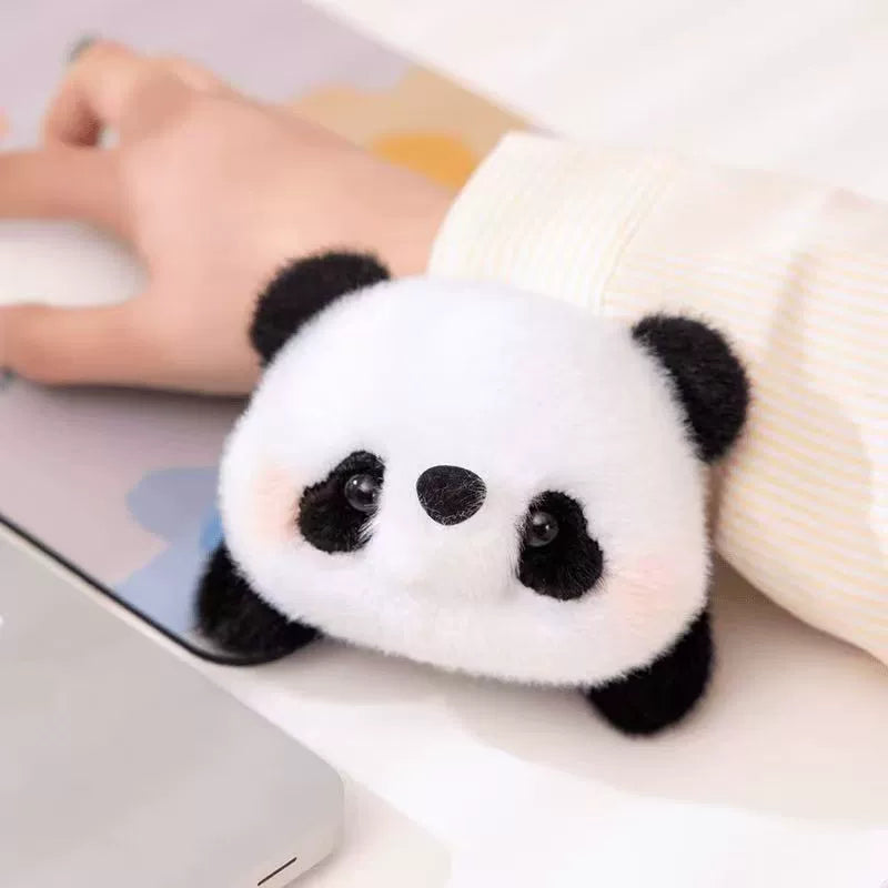 ✨ Adorable Plush Desk Buddy Wrist Rest – Soft Animal Companion for Work & Study