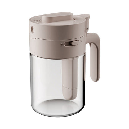 🥄 Scoop or Pour 2-in-1 Seasoning Jar – 300ml Glass Container with Built-In Spoon & 3-Mode Dispenser