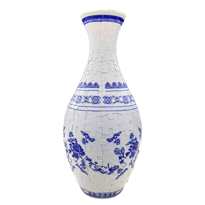 ✨ 3D DIY Puzzle Vase – 11 Creative Designs, Decorative Flower Vase & Craft Gift