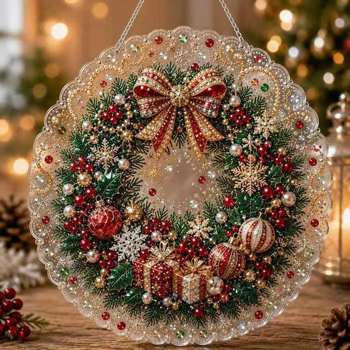 🔥Last Day 49% OFF-🎄Christmas Diamond Art Hanging Ornament Kit