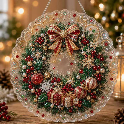 🔥Last Day 49% OFF-🎄Christmas Diamond Art Hanging Ornament Kit
