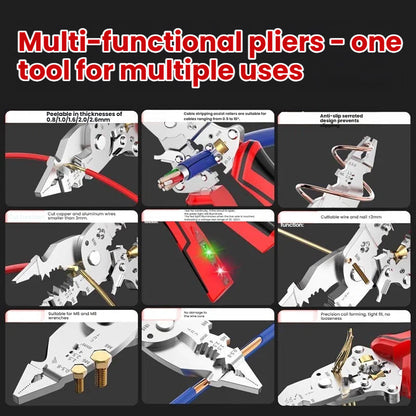 Multifunctional special electrician wire stripper pliers
