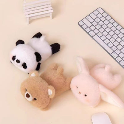 ✨ Adorable Plush Desk Buddy Wrist Rest – Soft Animal Companion for Work & Study
