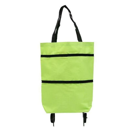 Foldable Shopping Trolley Bag with Wheels
